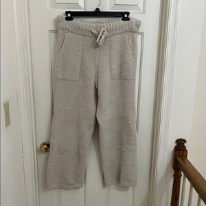 Members Mark Cream Ultra Soft Cozy Sherpa Lounge Pants Size XL